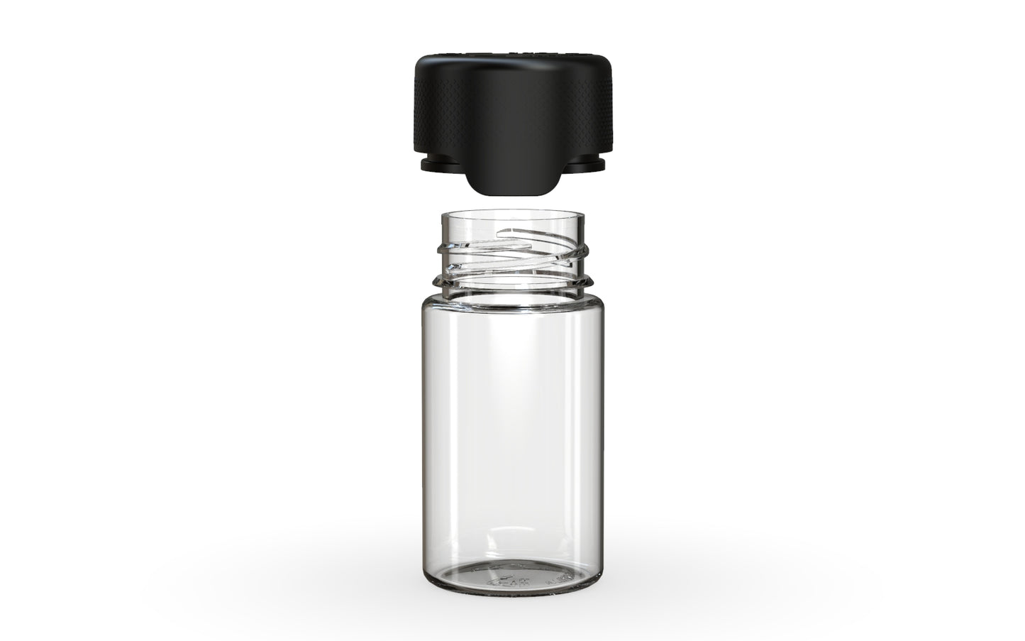 Chubby Gorilla|60mlm Clear Bottles W/ Aviator CR Black Cap