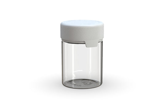 Chubby Gorilla|4oz Clear Container W/ Aviator CR White Cap