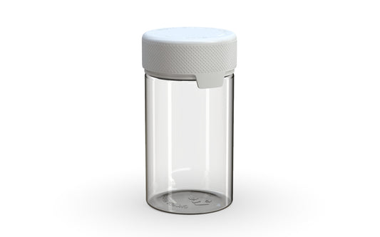 Chubby Gorilla|5oz Clear Container W/ Aviator CR White Cap