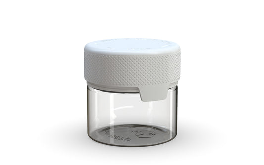Chubby Gorilla|2oz Clear Container W/ Aviator CR White Cap