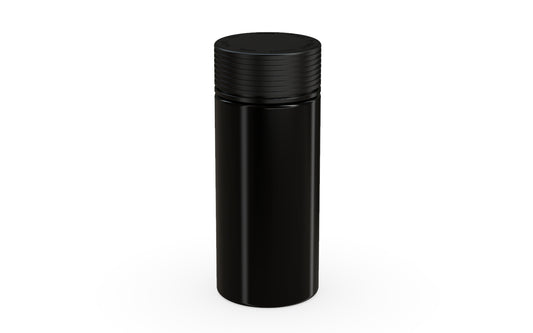 Chubby Gorilla|8oz Black Jar W/ Spiral CR Black Cap