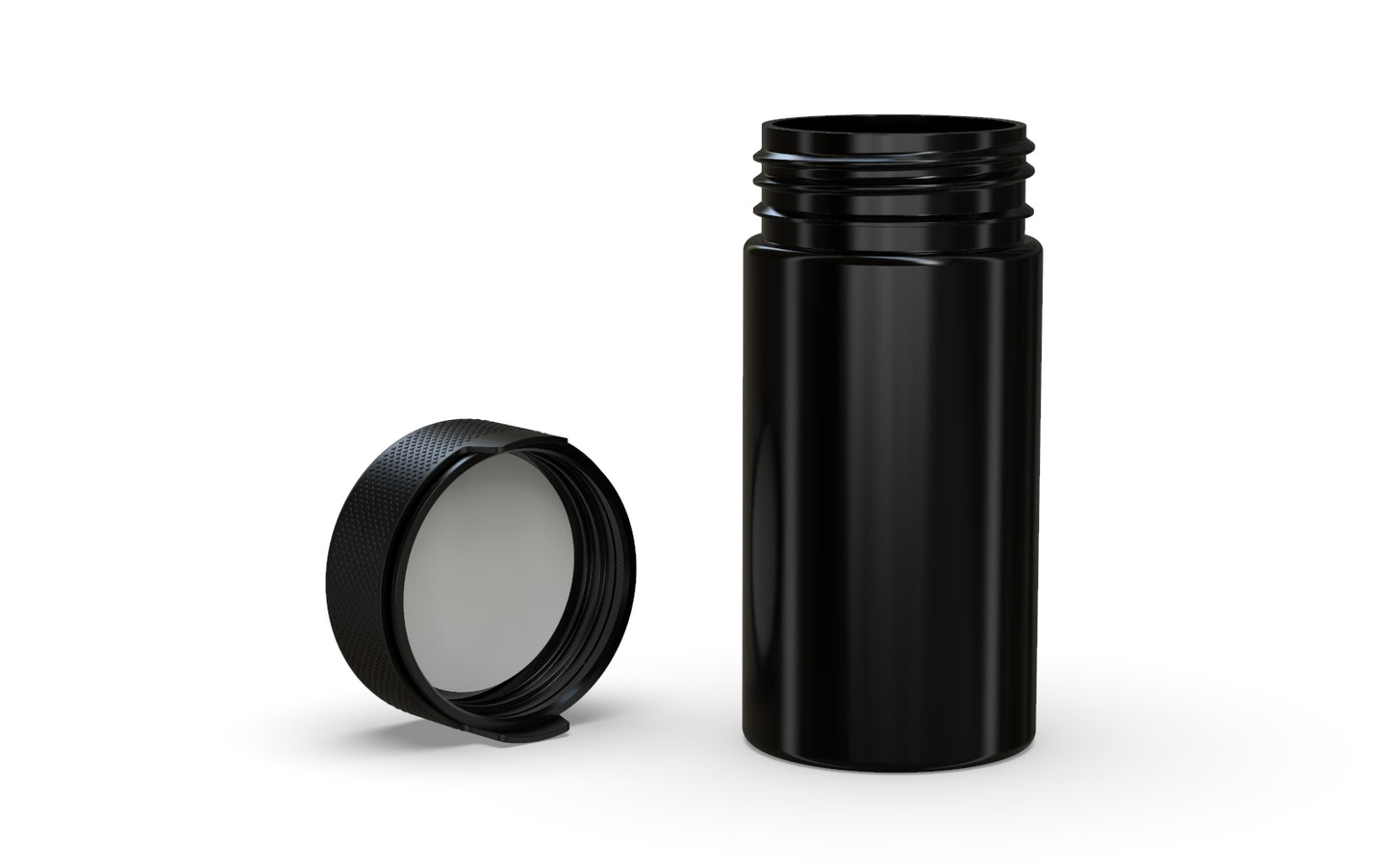 Chubby Gorilla|6oz Black Container W/ Aviator CR Black Cap