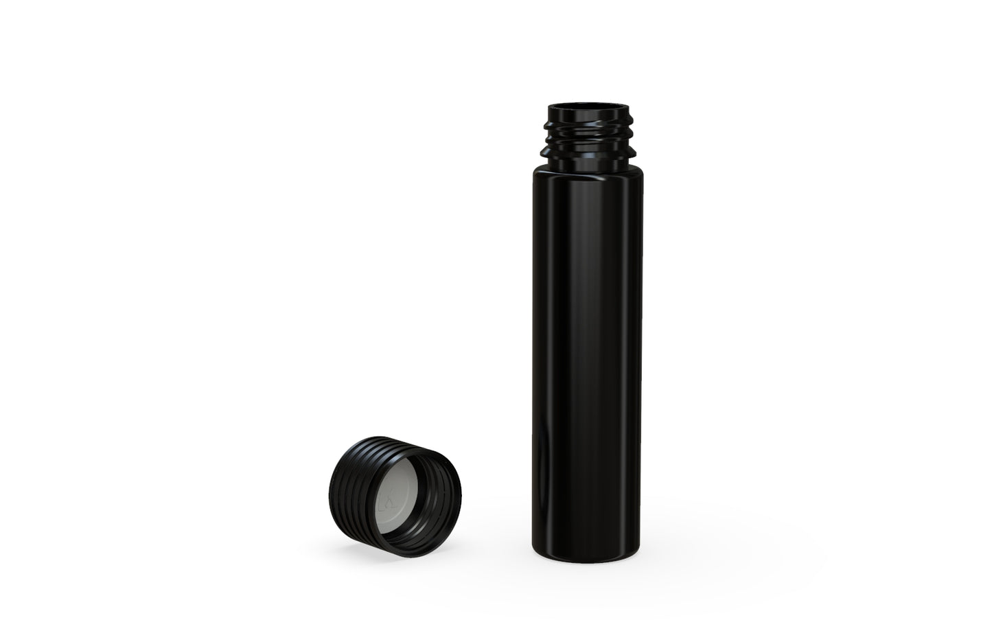 Chubby Gorilla|25x95mm Black Tube W/ Spiral CR Black Cap