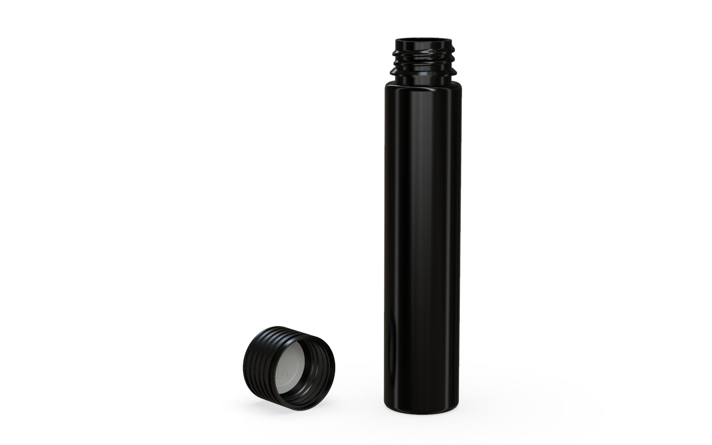 Chubby Gorilla|25x115mm Black Tube W/ Spiral CR Black Cap