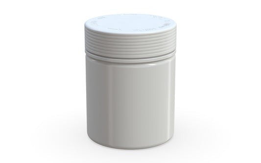 Chubby Gorilla|18.5oz White XL Jar W/ Spiral CR White Cap
