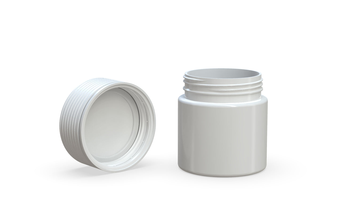 Chubby Gorilla|3oz White Jar W/ Spiral CR White Cap