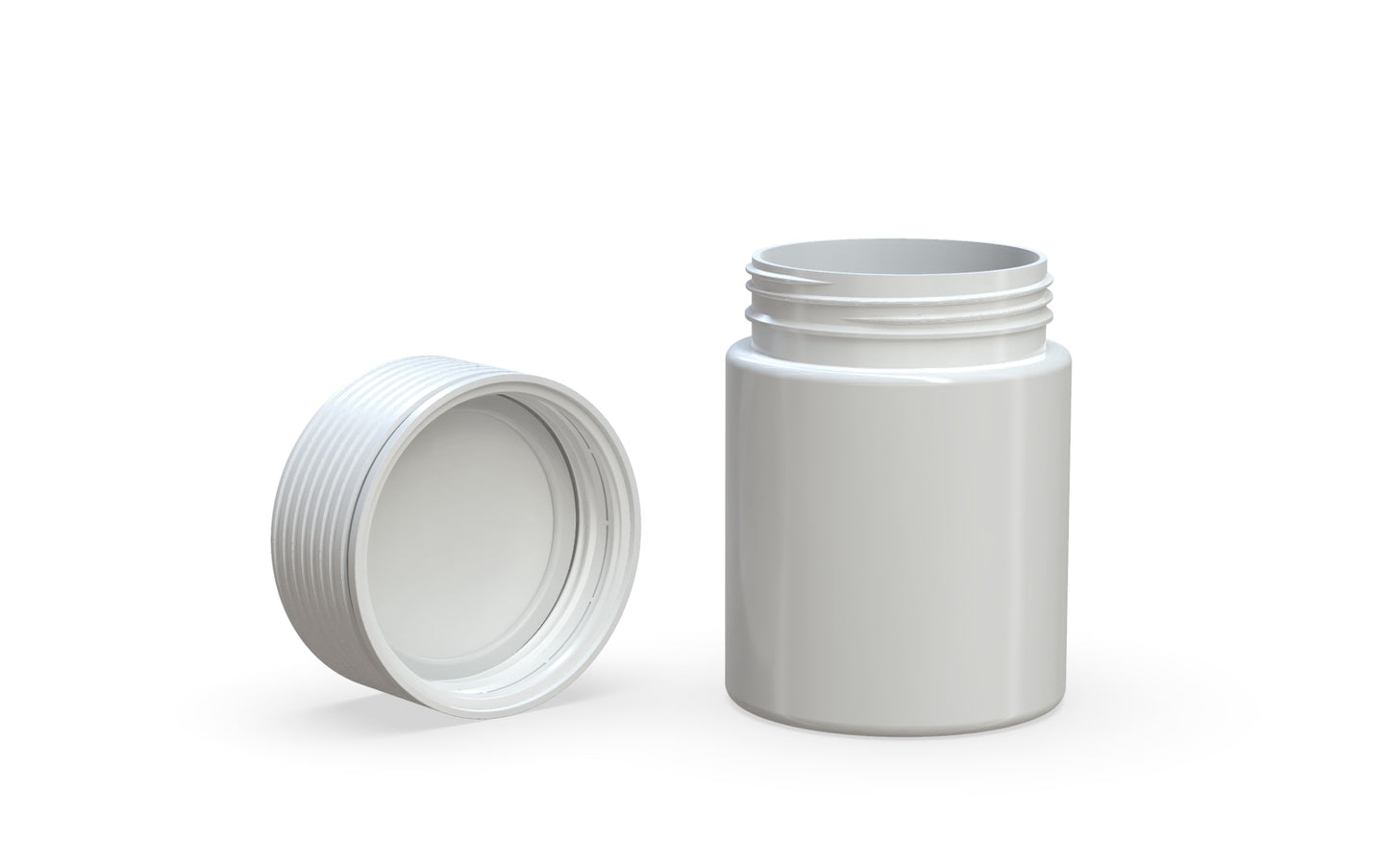 Chubby Gorilla|4oz White Jar W/ Spiral CR White Cap