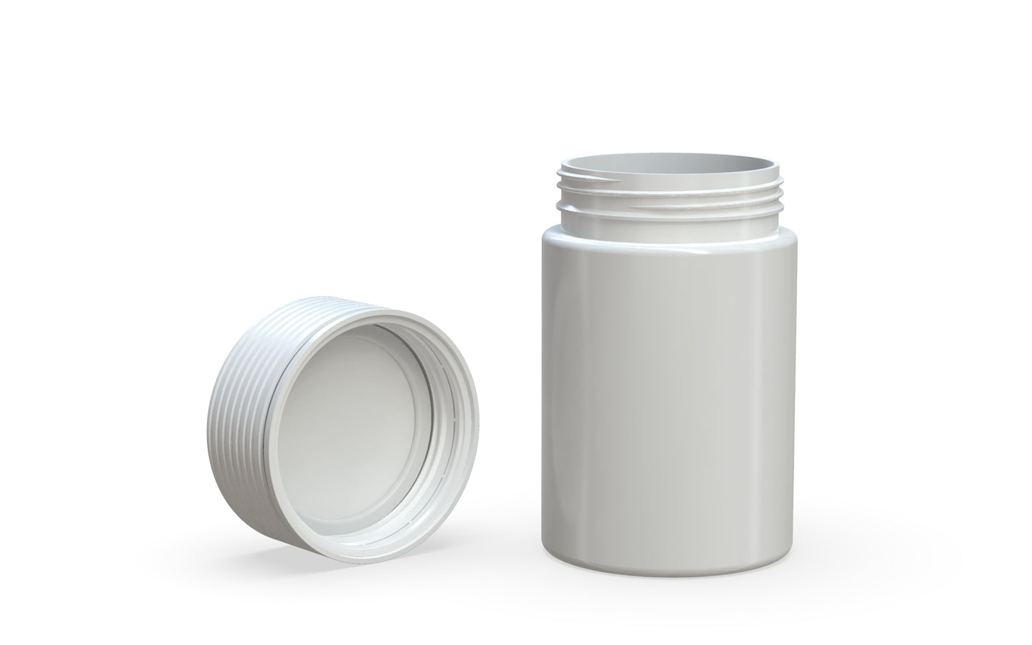 Chubby Gorilla|5oz White Jar W/ Spiral CR White Cap