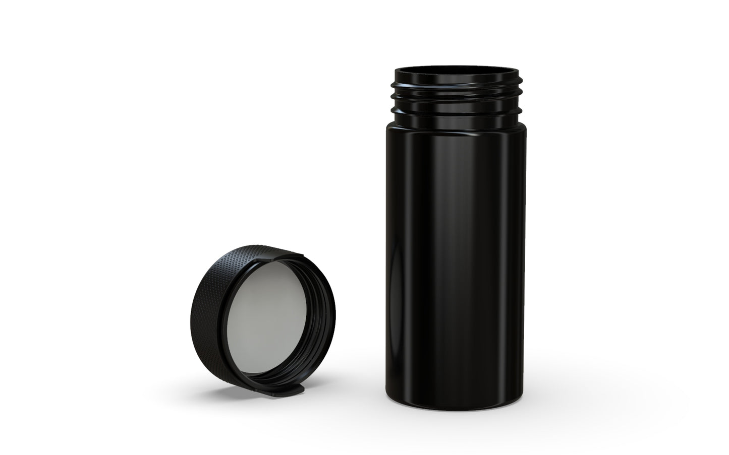 Chubby Gorilla|8oz Black Container W/ Aviator CR Black Cap