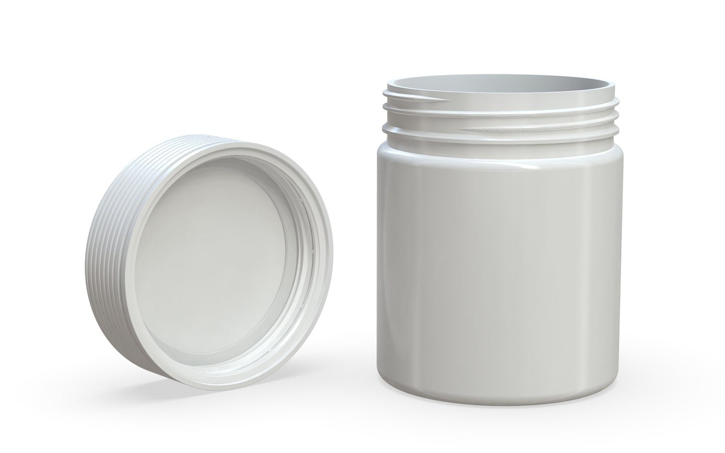 Chubby Gorilla|18.5oz White XL Jar W/ Spiral CR White Cap