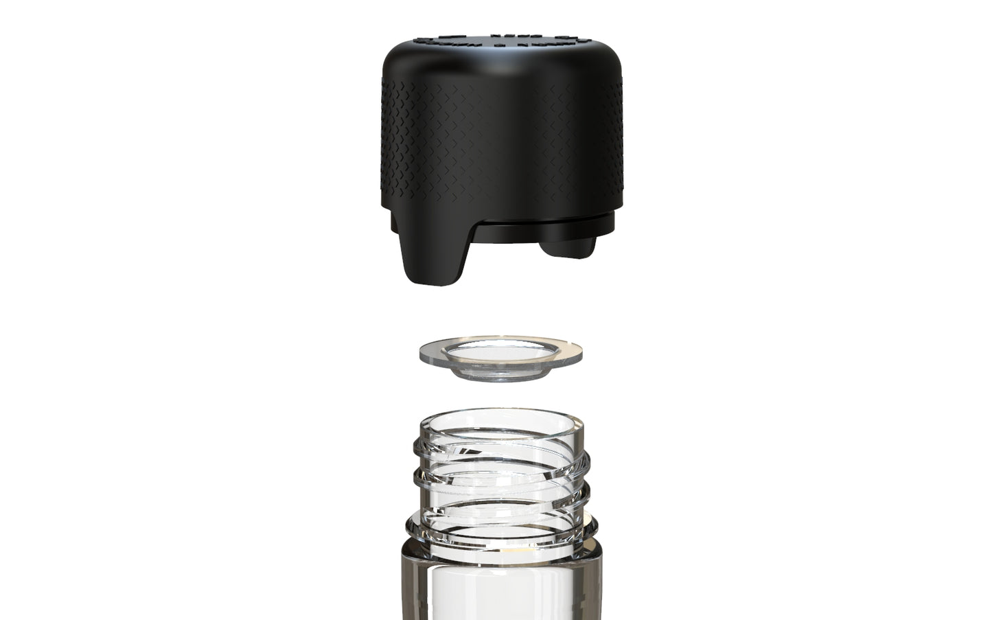 Chubby Gorilla|25x100mm Clear Tube W/ Aviator CR Black Cap