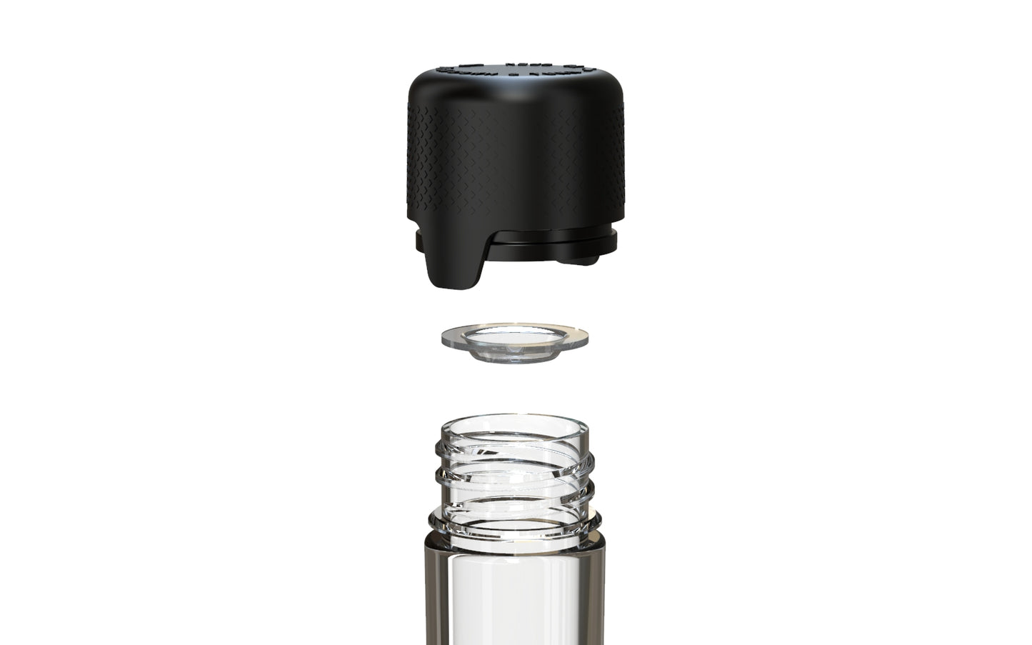 Chubby Gorilla|25x120mm Clear Tube W/ Aviator CR Black Cap