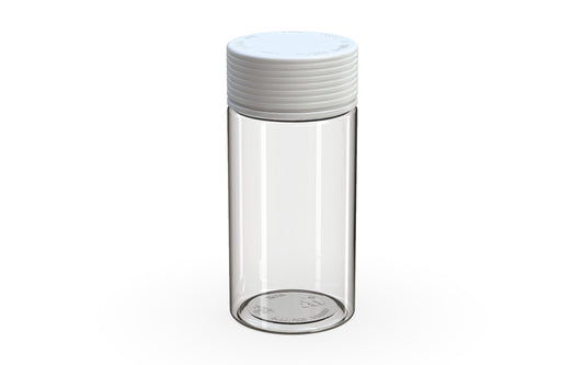 Chubby Gorilla|6oz Clear Jar W/ Spiral CR White Cap