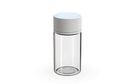 Chubby Gorilla|60mlm Clear Bottles W/ Spiral CR Black Cap