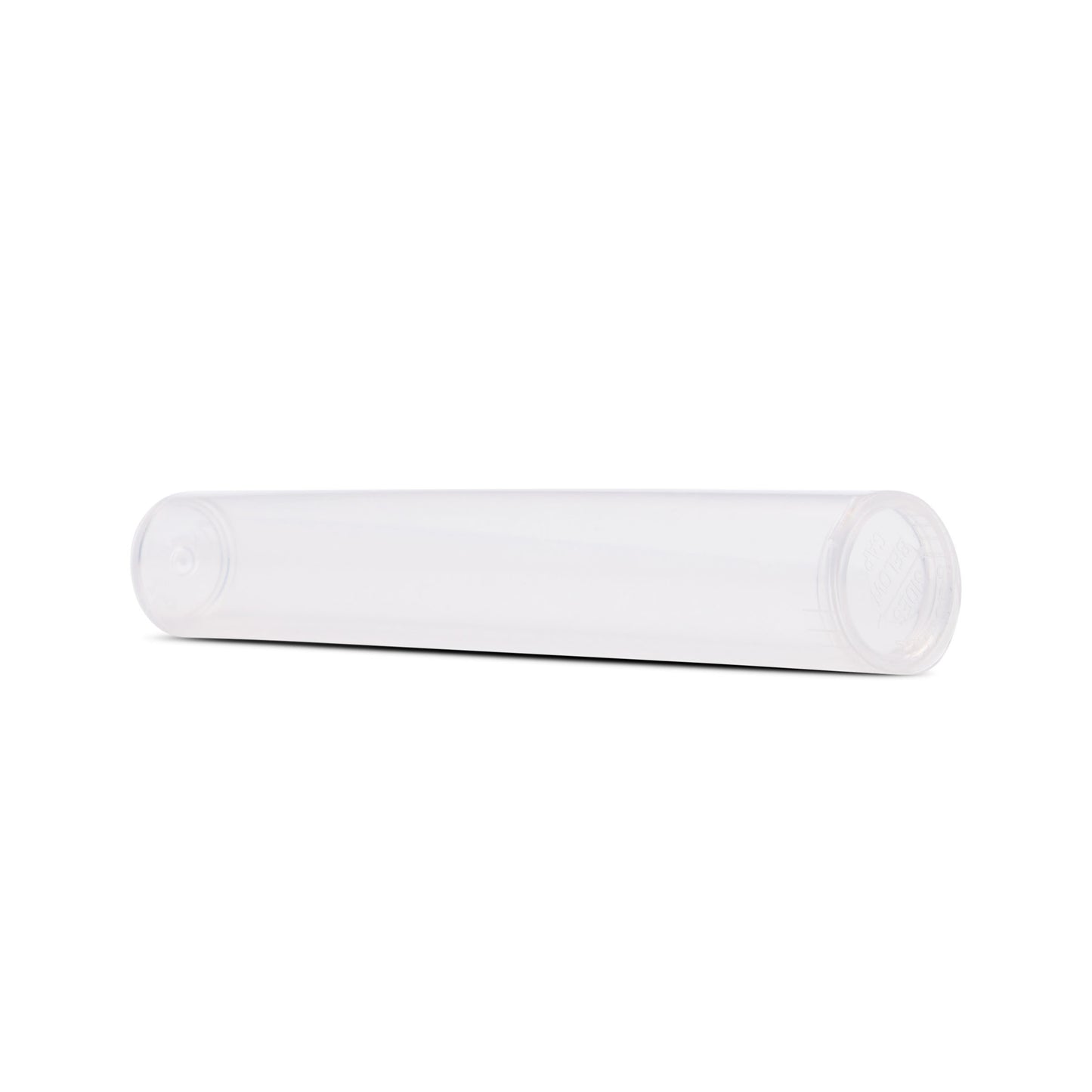 116mm Child Resistant King Size Pop Top Clear Plastic Pre-Roll Tubes