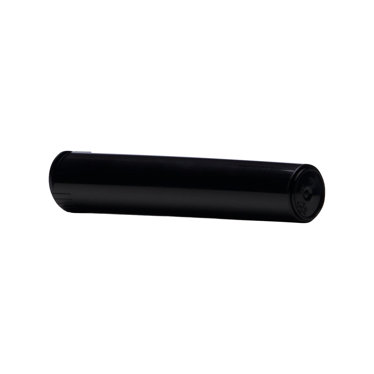 90mm Child Resistant Black Opaque Pop Top Plastic Pre-Roll Tubes