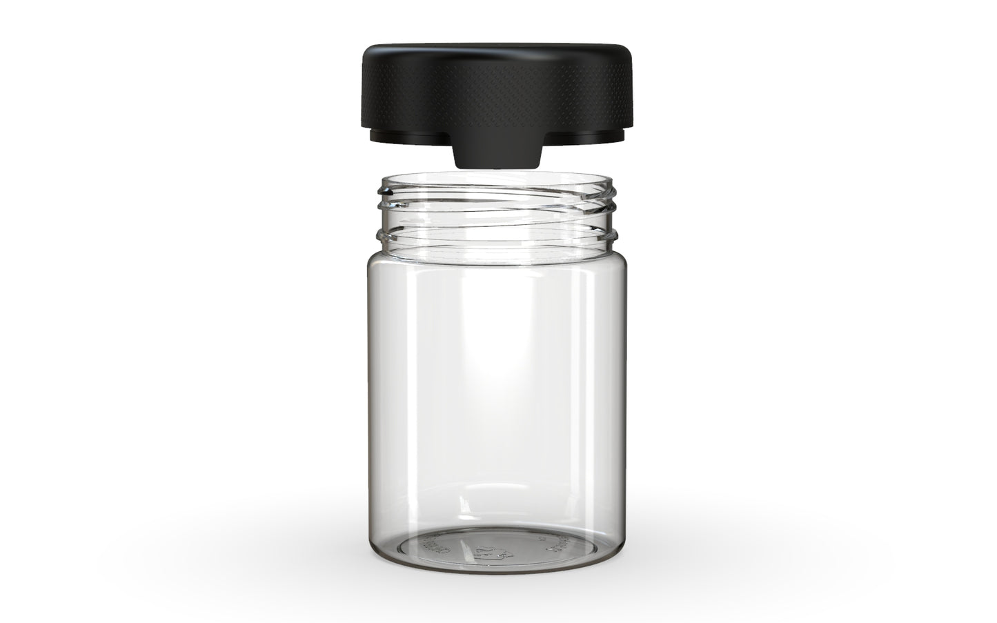 Chubby Gorilla|21.5oz Clear XL Container W/ Aviator CR Black Cap