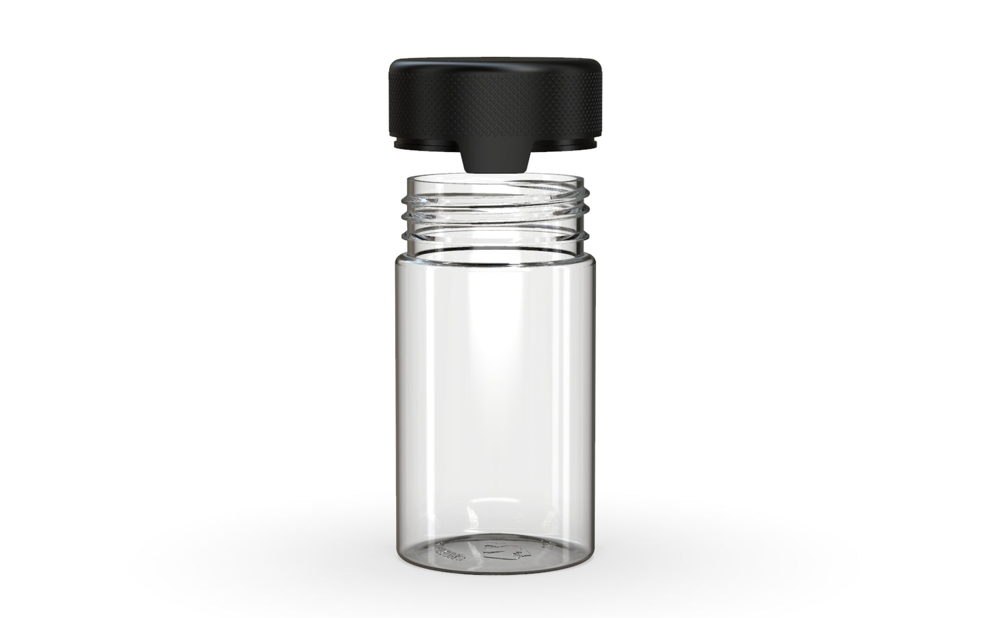 Chubby Gorilla|5oz Clear Container W/ Aviator CR Black Cap