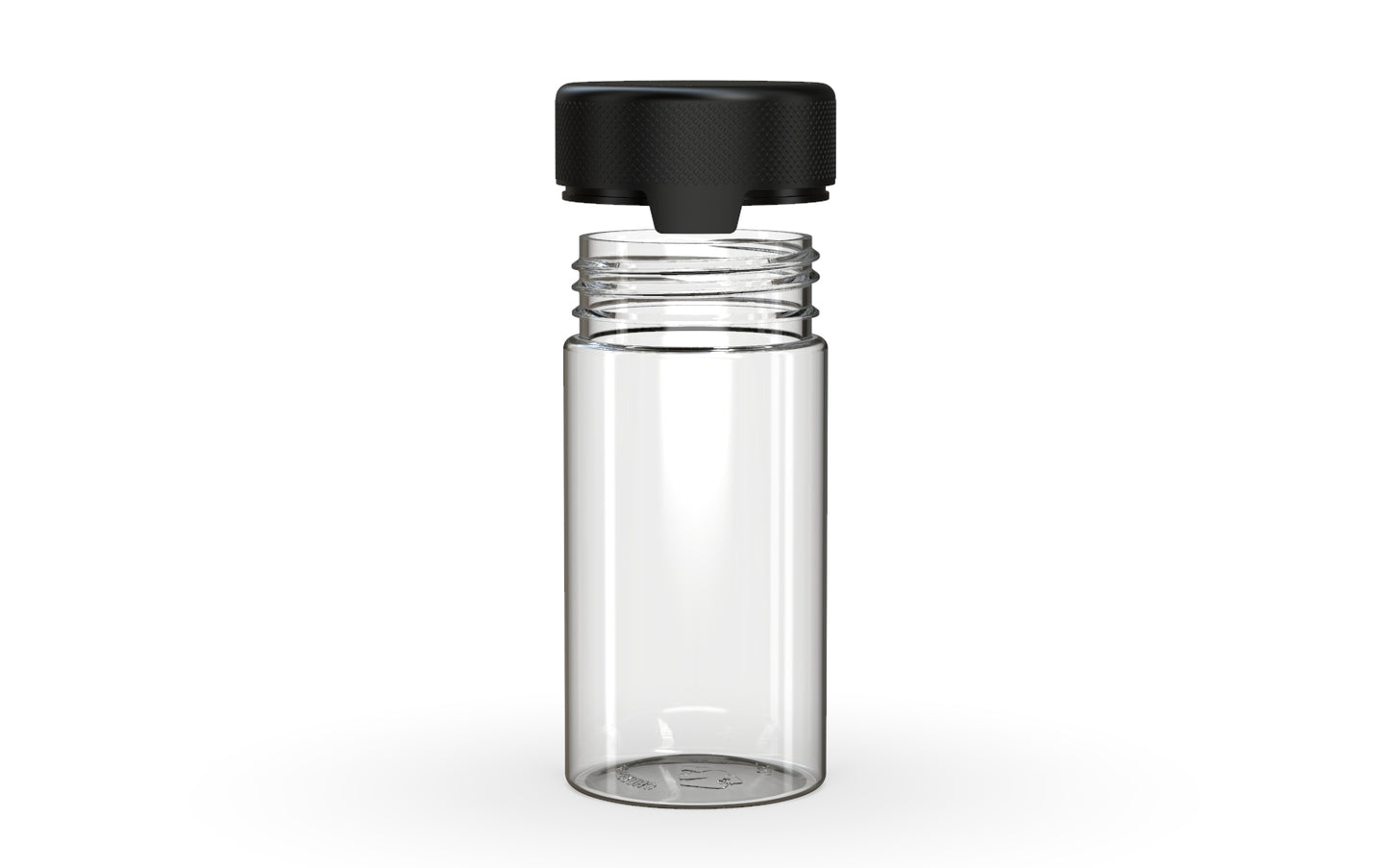 Chubby Gorilla|6oz Clear Container W/ Aviator CR Black Cap