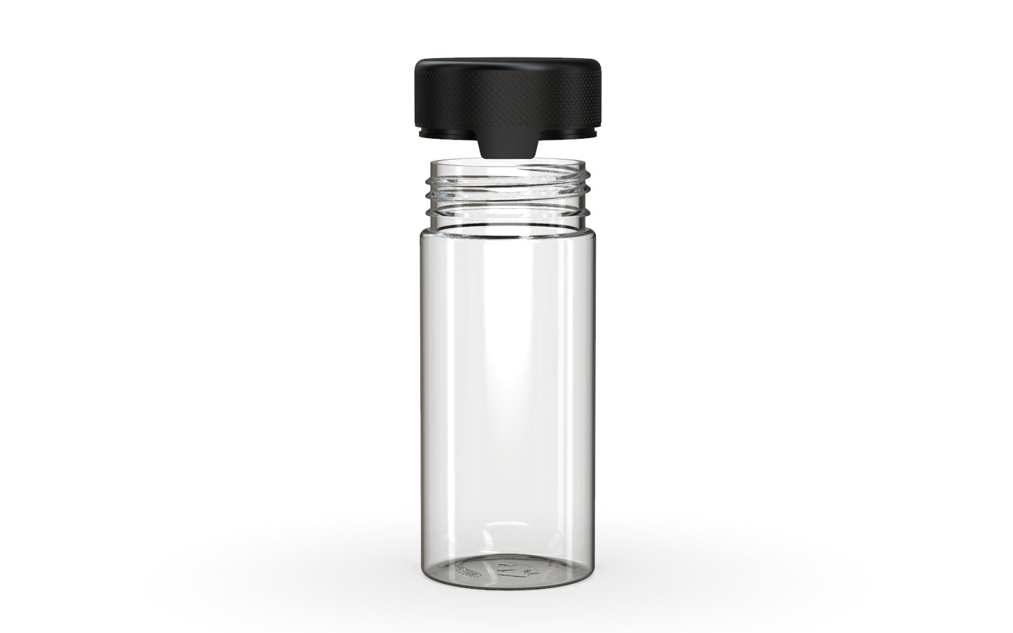 Chubby Gorilla|8oz Clear Container W/ Aviator CR Black Cap
