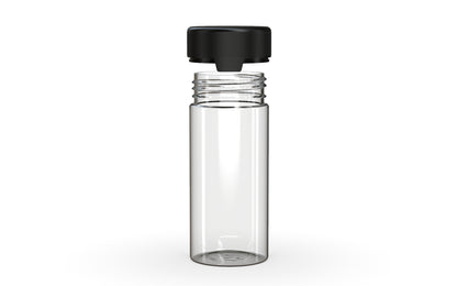 Chubby Gorilla|8oz Clear Container W/ Aviator CR Black Cap