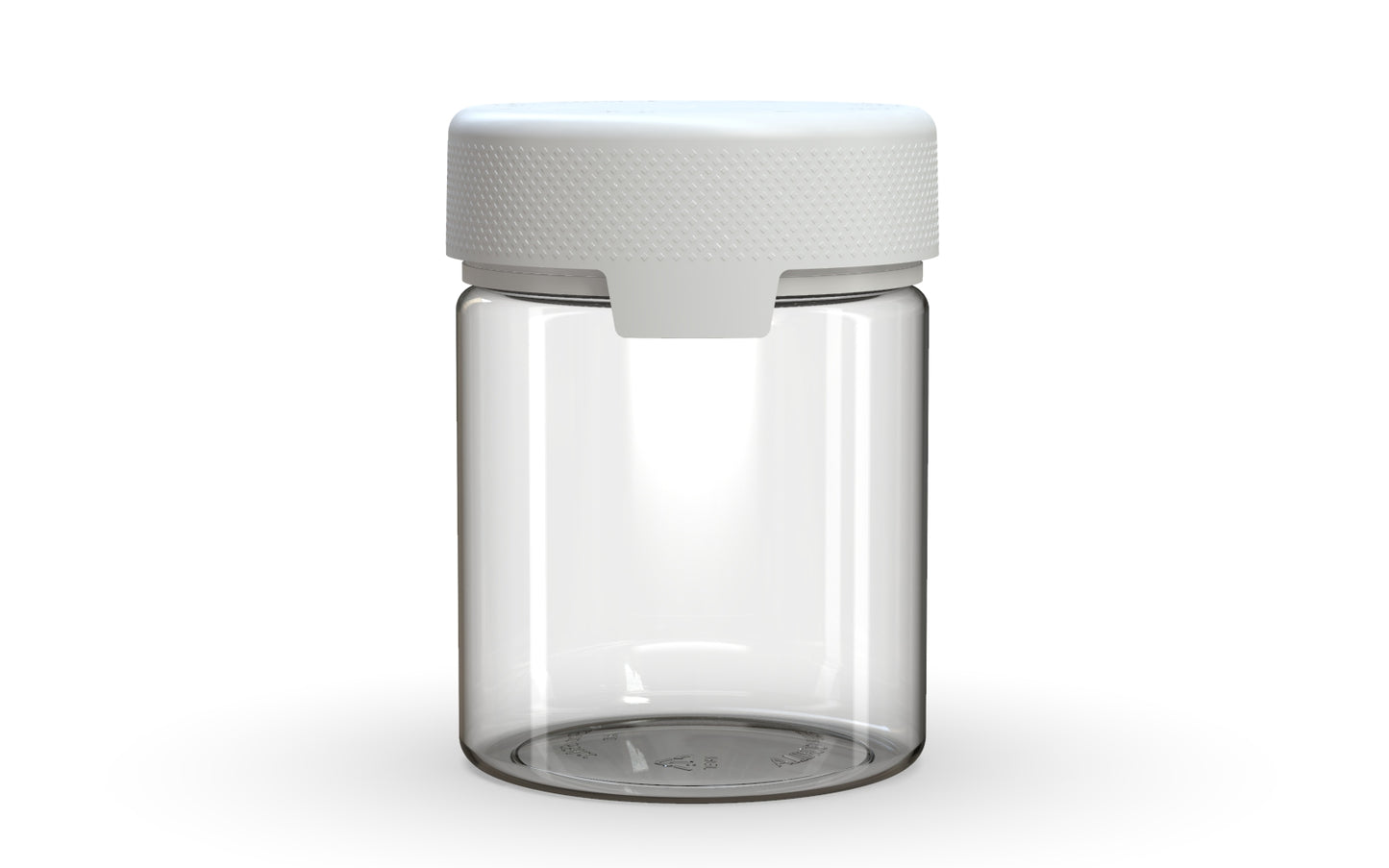 Chubby Gorilla|18.5oz Clear XL Container W/ Aviator CR White Cap
