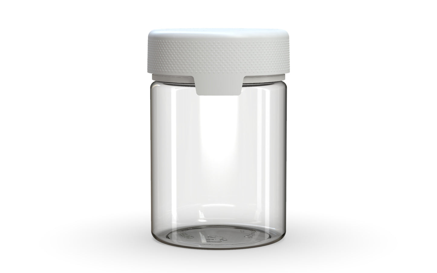 Chubby Gorilla|21.5oz Clear XL Container W/ Aviator CR White Cap