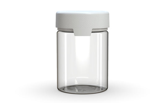 Chubby Gorilla|21.5oz Clear XL Container W/ Aviator CR White Cap