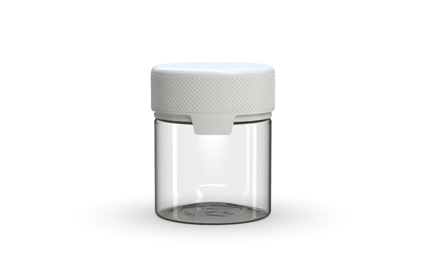 Chubby Gorilla|3oz Clear Container W/ Aviator CR White Cap