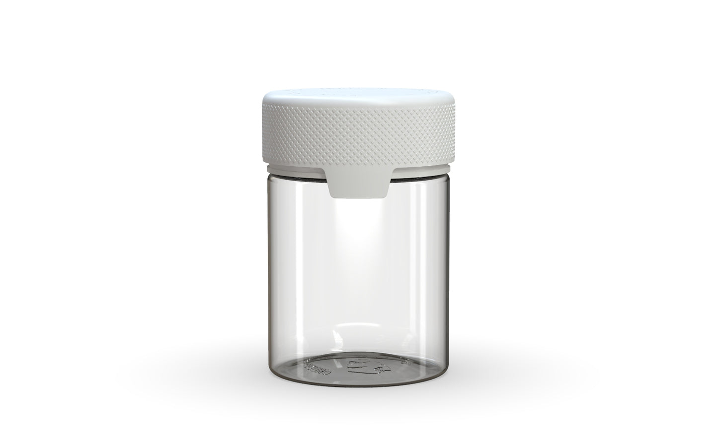 Chubby Gorilla|4oz Clear Container W/ Aviator CR White Cap