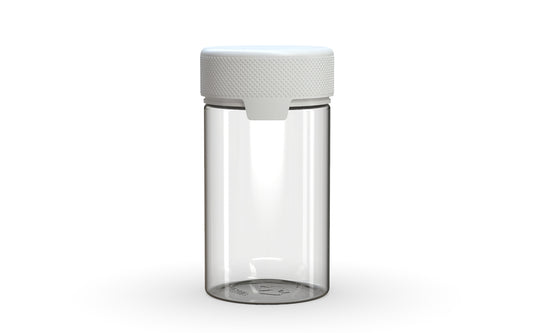 Chubby Gorilla|5oz Clear Container W/ Aviator CR White Cap