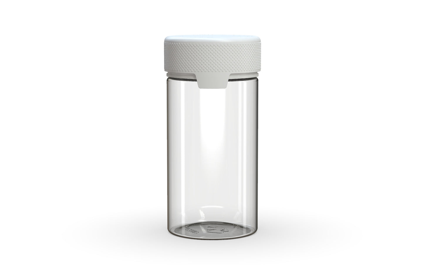 Chubby Gorilla|6oz Clear Container W/ Aviator CR White Cap