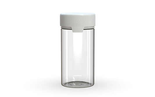 Chubby Gorilla|6oz Clear Container W/ Aviator CR White Cap