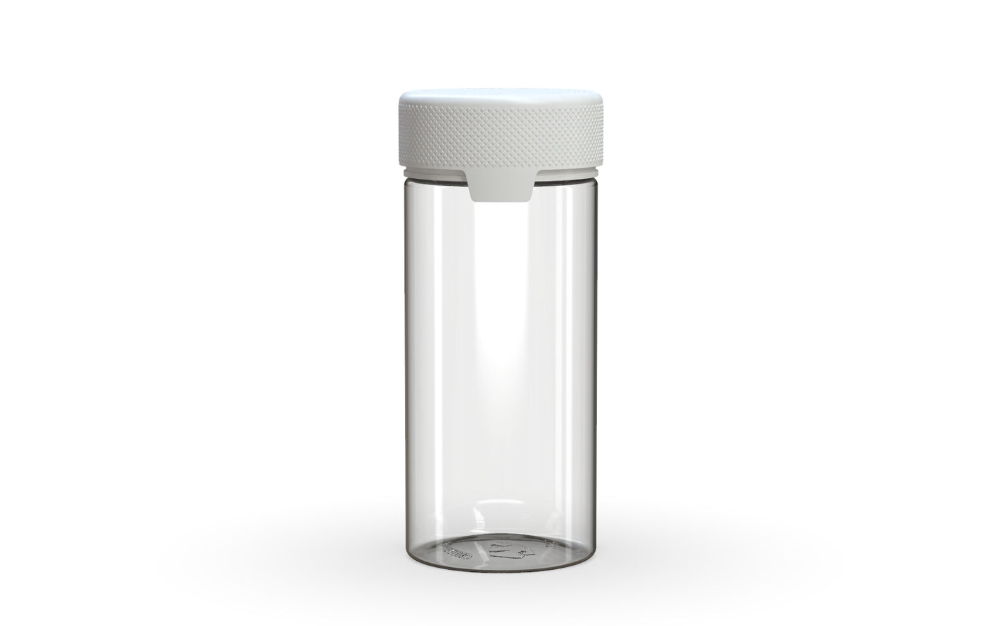 Chubby Gorilla|8oz Clear Container W/ Aviator CR White Cap