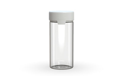 Chubby Gorilla|8oz Clear Container W/ Aviator CR White Cap
