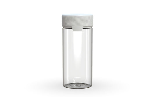 Chubby Gorilla|8oz Clear Container W/ Aviator CR White Cap