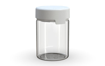 Chubby Gorilla|21.5oz Clear XL Container W/ Aviator CR White Cap