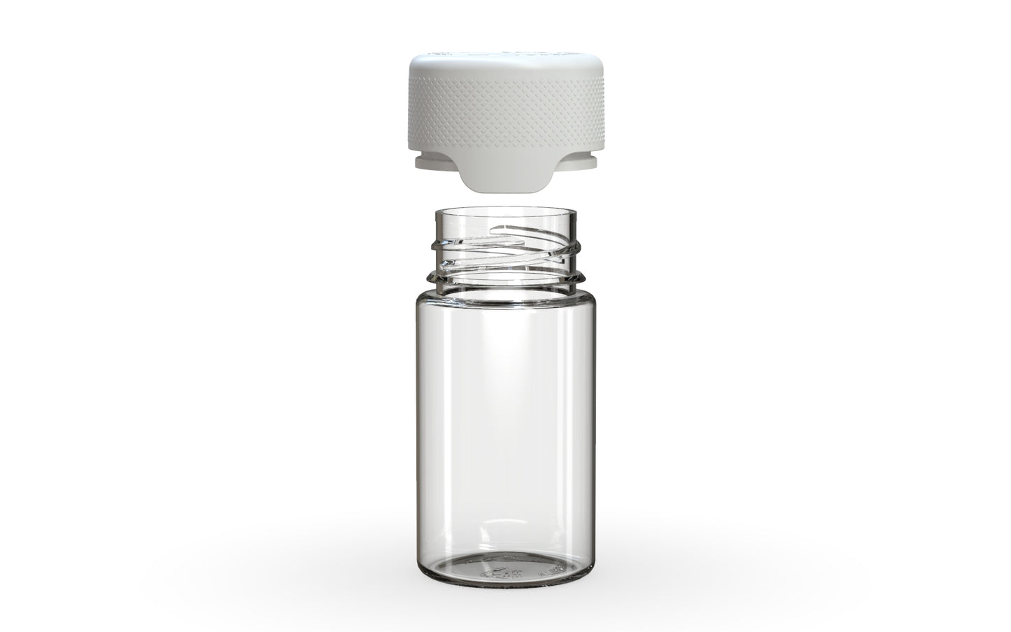 Chubby Gorilla|60mlm Clear Bottles W/ Aviator CR White Cap