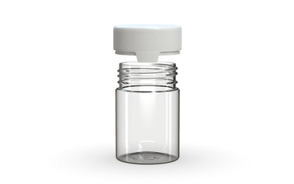 Chubby Gorilla|4oz Clear Container W/ Aviator CR White Cap