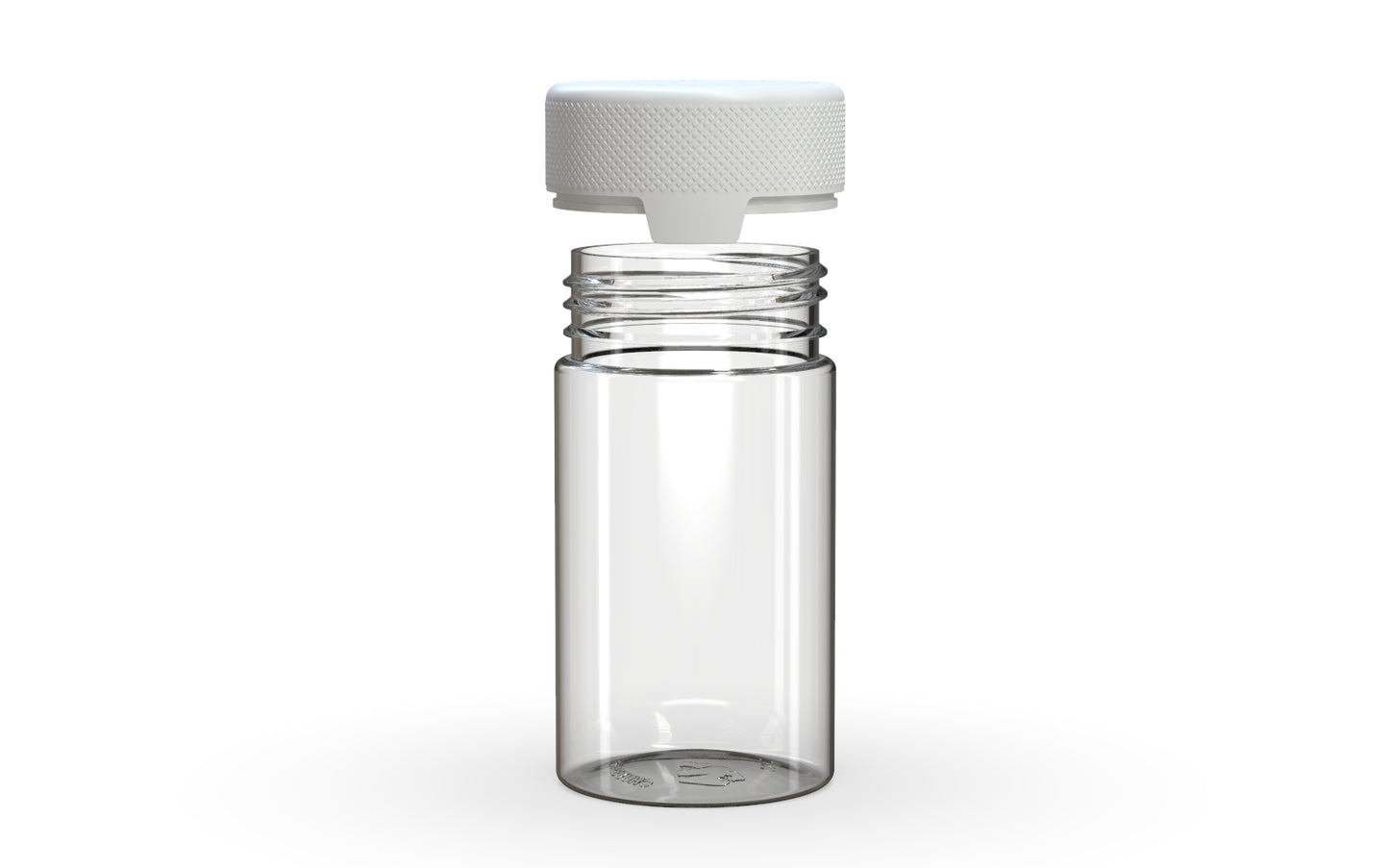 Chubby Gorilla|5oz Clear Container W/ Aviator CR White Cap