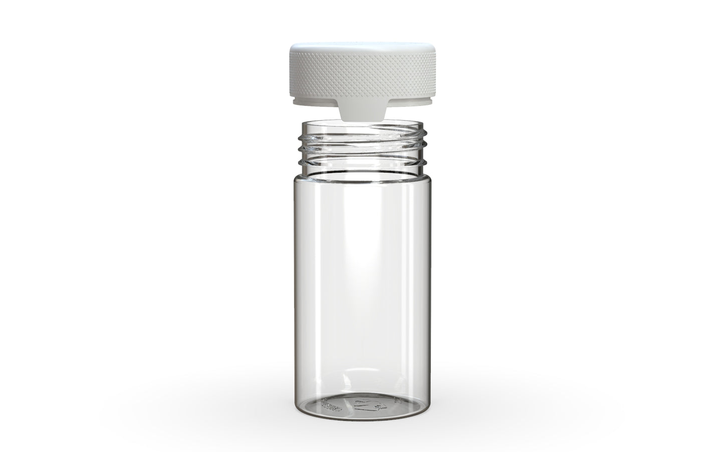 Chubby Gorilla|6oz Clear Container W/ Aviator CR White Cap