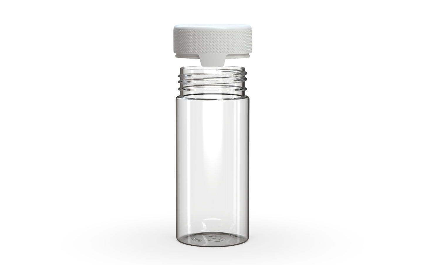 Chubby Gorilla|8oz Clear Container W/ Aviator CR White Cap