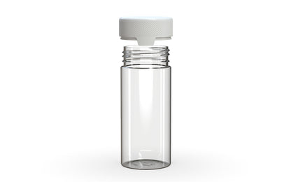 Chubby Gorilla|8oz Clear Container W/ Aviator CR White Cap