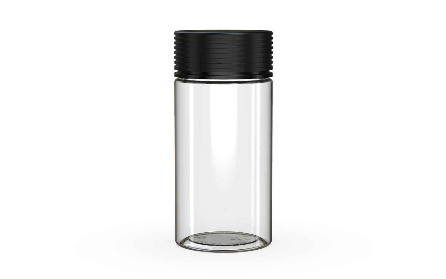 Chubby Gorilla|6oz Clear Jar W/ Spiral CR Black Cap