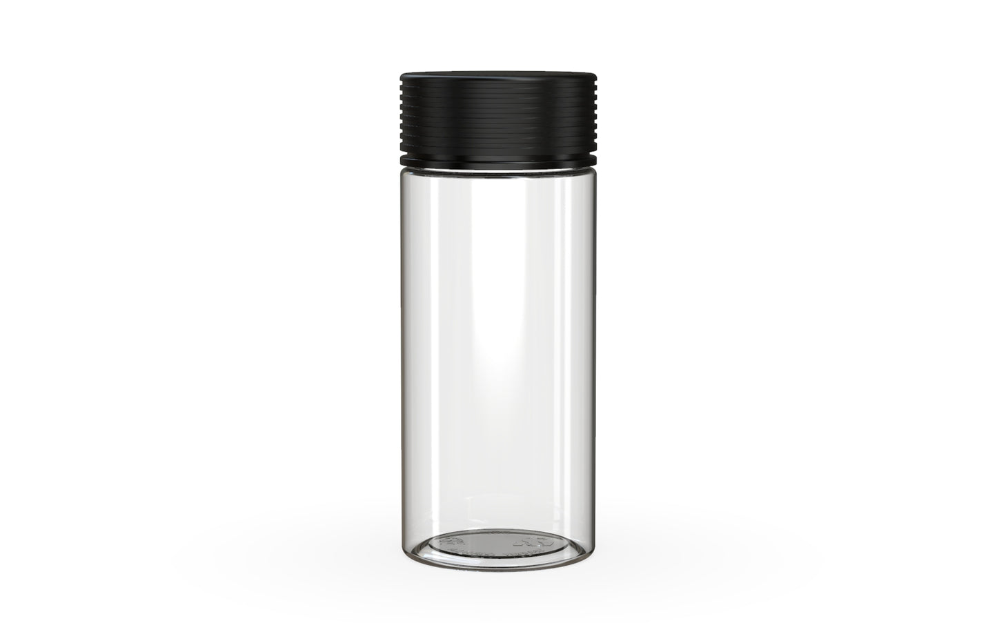 Chubby Gorilla|8oz Clear Jar W/ Spiral CR Black Cap
