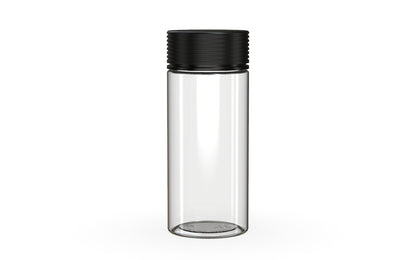 Chubby Gorilla|8oz Clear Jar W/ Spiral CR Black Cap