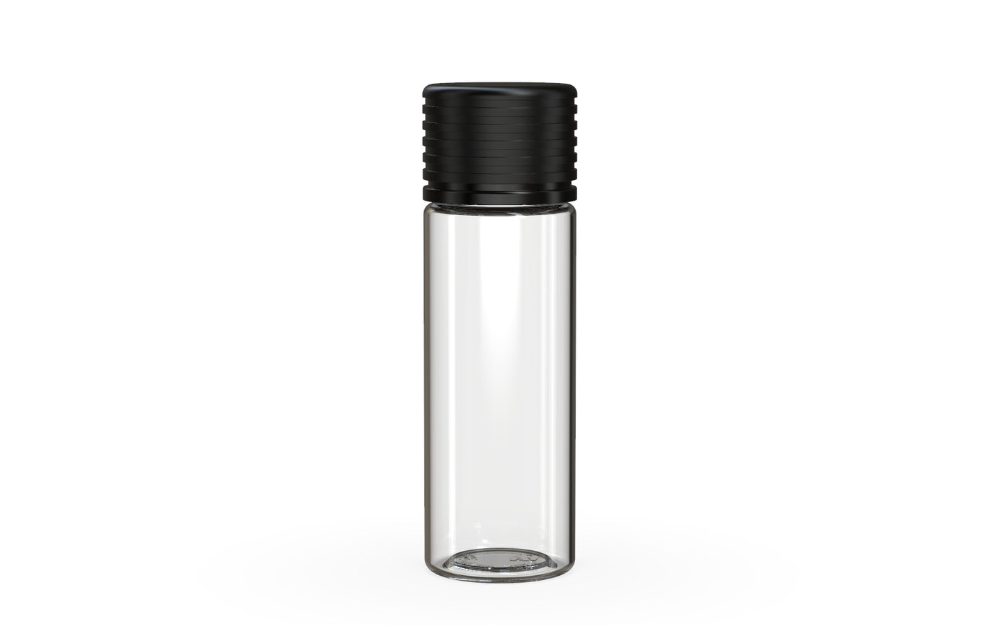 Chubby Gorilla|25x65mm Clear Tube W/ Spiral CR Black Cap