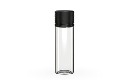 Chubby Gorilla|25x65mm Clear Tube W/ Spiral CR Black Cap