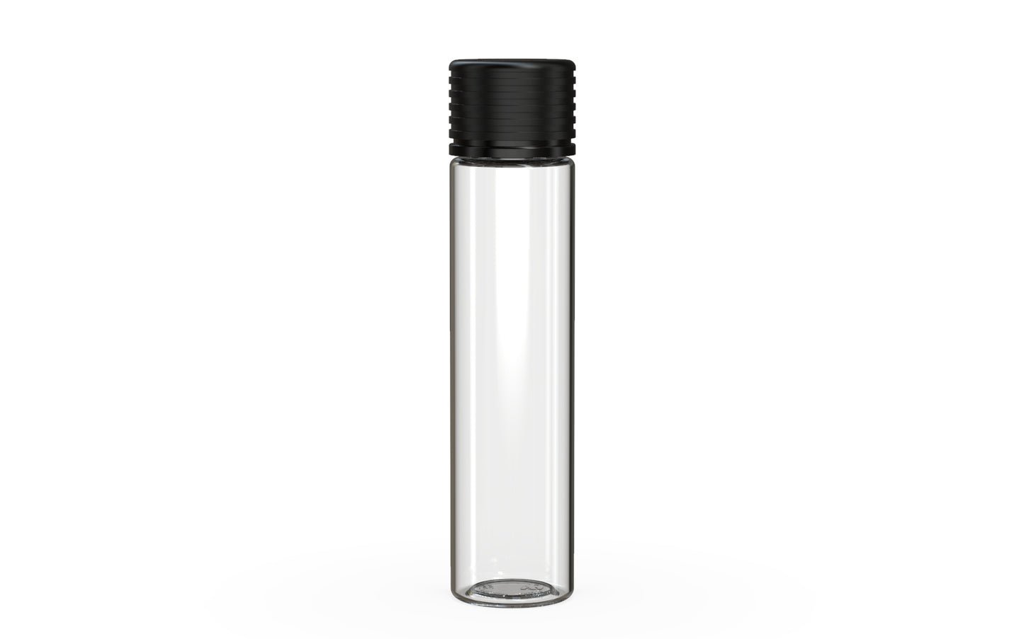 Chubby Gorilla|25x95mm Clear Tube W/ Spiral CR Black Cap