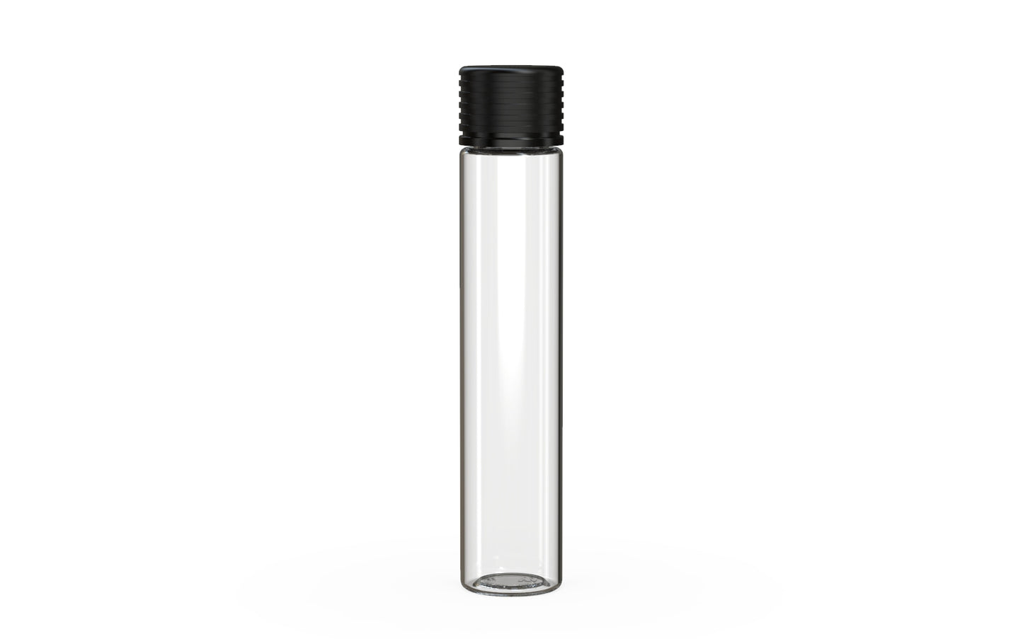 Chubby Gorilla|25x115mm Clear Tube W/ Spiral CR Black Cap